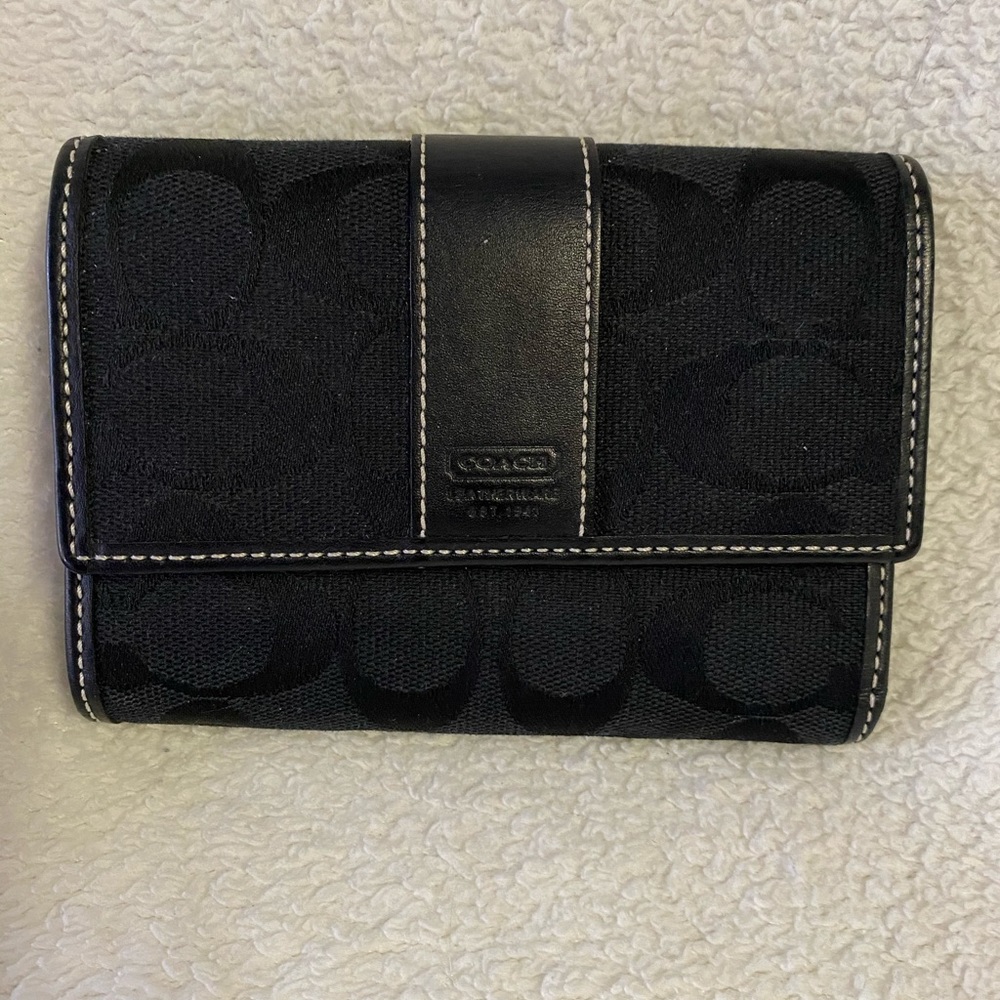 Black Coach Wallet